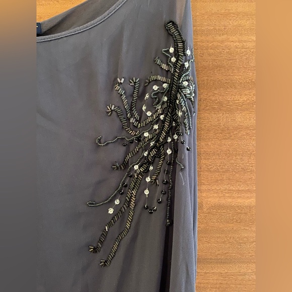 REQUEST dressy billowy tank top, with embellishments. X-Large. - Picture 5 of 8